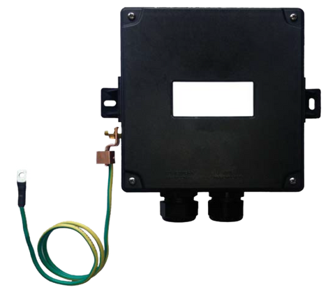 Dual-port outdoor P+E power injector with DC input