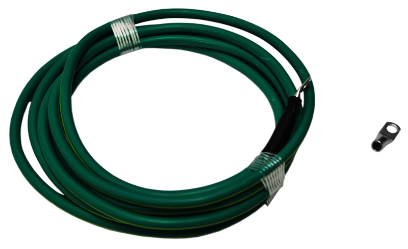 6 AWG, Yellow/Green Ground Cable